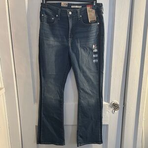 Levi's Women’s High Rise Dark Blue Bootcut Jeans